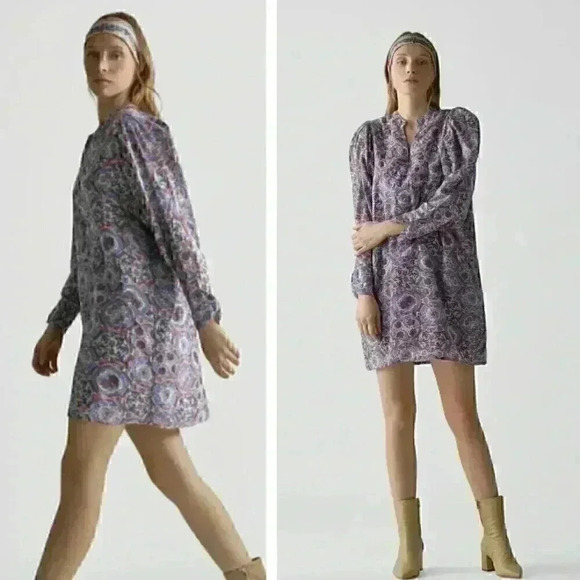 NWT Chufy Memories of Ancient Burma Ma Floral Print Mini Dress - Picture 1 of 11
